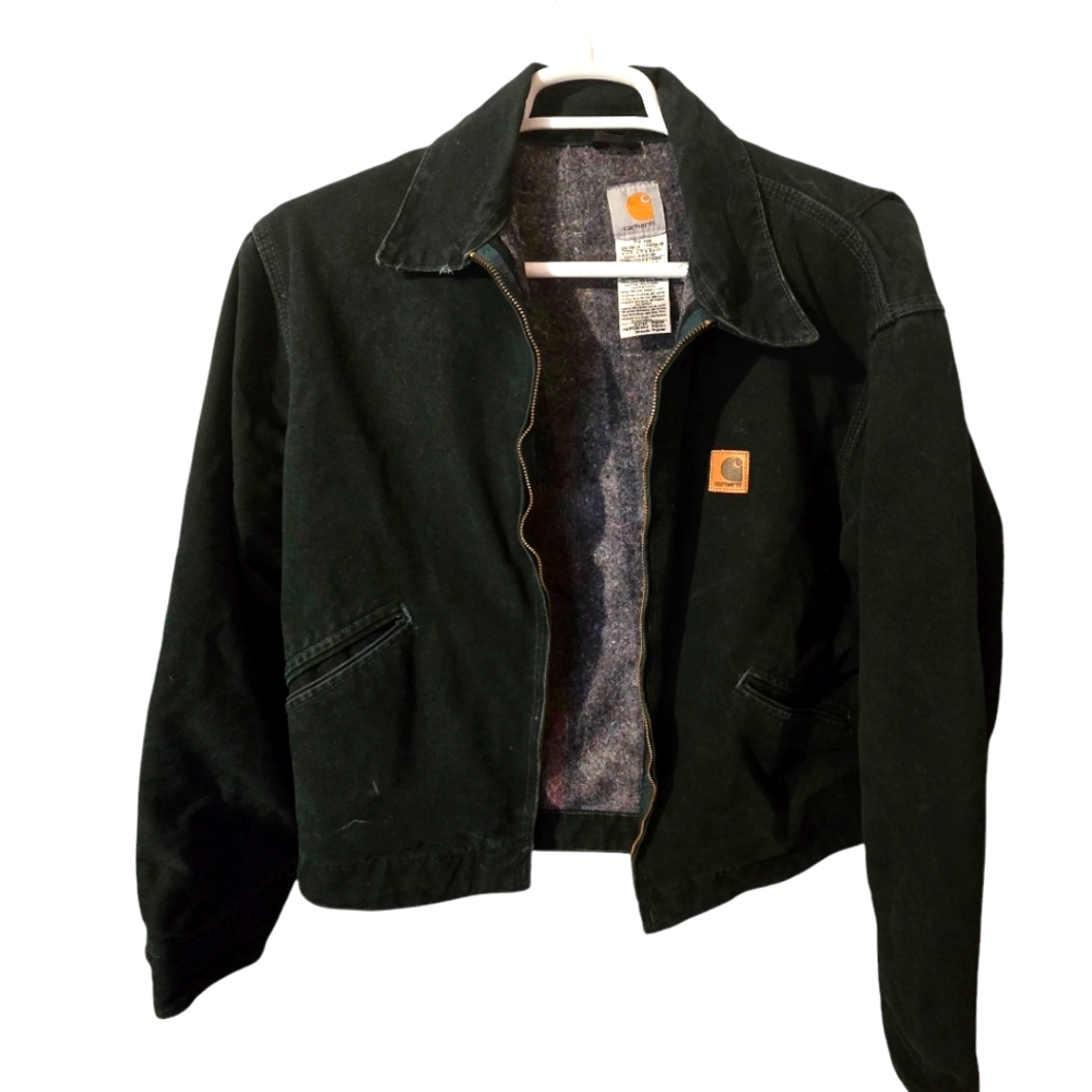 Carhartt J148 Men's Large Spruce Green Vintage Jacket